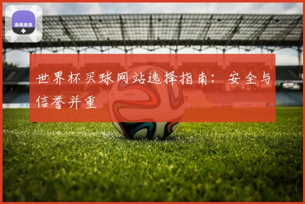世界杯买球网站选择指南:安全与信誉并重