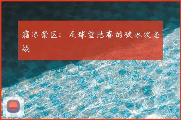 霜冻禁区：足球雪地赛的破冰攻坚战